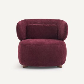 Fluwelen fauteuil, MODALIE, ontwerp Emmanuel Gallina
