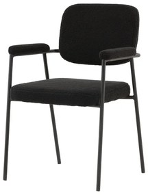 Jörn Eetkamerstoel - Gustav - Zwart - Fluweel - Jörn