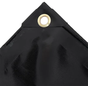 vidaXL Dekzeil 650 g/m² 3,5x2,55 m zwart