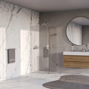 Brauer Void Carving profielloze douchecabine 80x80cm chroom