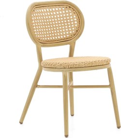 Dining tuinstoel | Forza  Idrea | Wicker (vlechtwerk) | Taupe | Stapelbaar | Kees Smit Tuinmeubelen