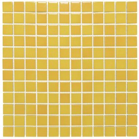 The Mosaic Factory Barcelona vierkante mozaïek tegels 30x30 flamed yellow