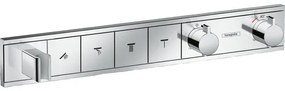 Hansgrohe RainSelect afbouwdeel voor inbouw douchekraan thermostatisch voor 4 functies 59.8x9cm chroom 15357000