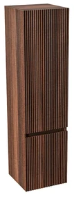 Sanigoods Bertha kolomkast met ribbelfront 35x35x135cm wengé