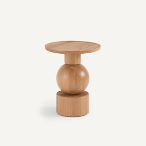 Bijzettafel in massief eik, Stigido