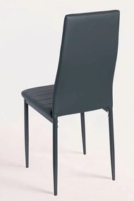 Set 4 Lauter Kunstlederen Stoelen