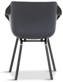 Tuinset 4 personen 180 cm Kunststof Grijs Hartman Sophie