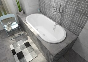 Polysan Astra Oval bad 165x75x48cm wit
