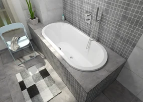 Polysan Astra Oval bad 165x75x48cm wit