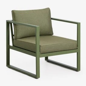 Lipov Aluminium Fauteuil Groen – Intens Olijf - Sklum