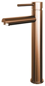 Brauer Copper Edition ColdStart verhoogde wastafelkraan energy-saving model A koper geborsteld PVD