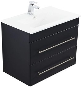 Saniclear Francisco Badkamermeubel 75 zwart