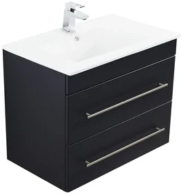 Saniclear Francisco Badkamermeubel 75 zwart