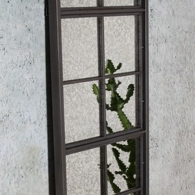 Dutchbone Vintage Window Verweerde Spiegel Industrieel - 37.5x178cm