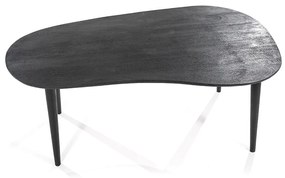 By-Boo Eettafel Guus Zwart 100 cm - Mangohout - By-Boo - Industrieel & robuust