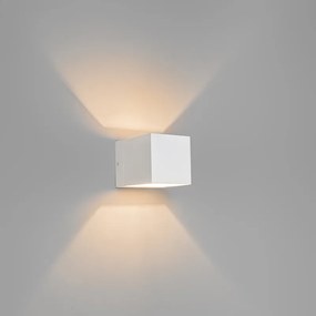 Set van 2 Moderne wandlampen wit - Transfer Modern G9 Binnenverlichting Lamp