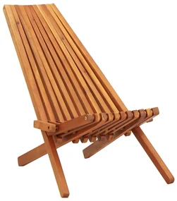 vidaXL Loungestoelen inklapbaar 2 st massief acaciahout