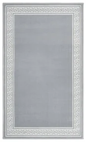 vidaXL Tapijtloper 100x150 cm BCF grijs met motief