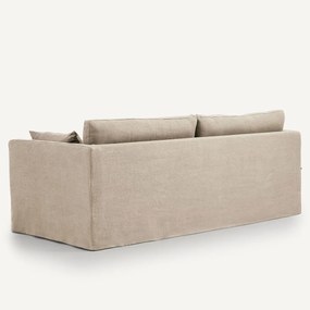 Bankhoes in dik stonewashed linnen, Neo Kinkajou