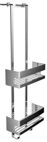 Emco System 2 etagère met 2 korven chroom 354500125