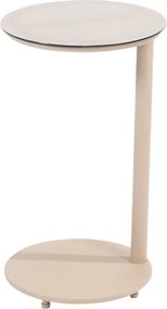 4 Seasons Vic bijzettafel Ø30xH50 cm latte - ceramic print