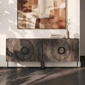 Tower Living Uniek Dressoir Mangohout Padua - 200x47x80cm.