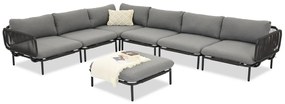 Garden Point Perez Corner 5 antraciet hoekmeubelset