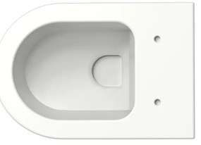 Xenz Gio randloos toilet 52cm met vortexspoeling wit mat