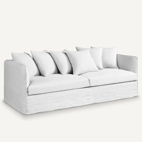 Bankhoes in gekreukt linnen Néo Chiquito