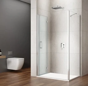 Gelco Loro douchecabine met vouwdeur 100x80cm chroom