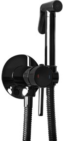 Inbouw Bidetmengkraan Rea Lungo Loop Black Metalic