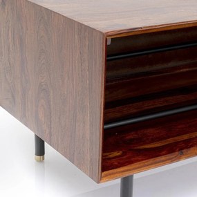 Kare Design Ravello Sheesham Schoenenkast Met Roede - 160x45x174.5cm.