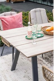 Garden Impressions Kalibo lounge dining stoel - donker grijs