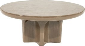 Ronde Glanzende Salontafel - 80 X 80cm.