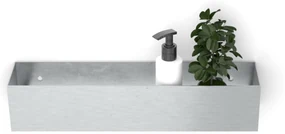 Looox Colour Shelf BoX Planchet 30x10x10 cm RVS Geborsteld