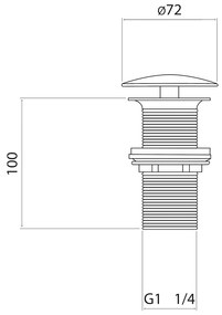 Differnz  Ravano fontein met inbouw muurkraan koper