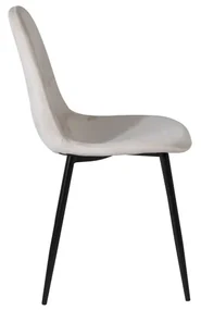 Jörn Eetkamerstoel - Inger - Beige - Fluweel - Jörn