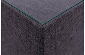 Goossens Hocker Briljant Hotel, Hocker met inleg glasblad