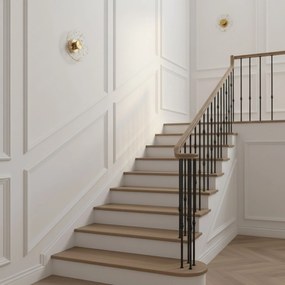 Wandlamp LED APP1794-W Brush Gold