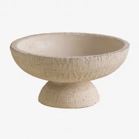 Decoratieve schaal van Asbel-cement WIT - Sklum