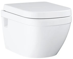 Grohe Euro Ceramic wandcloset - 54cm - spoelrandloos - met zitting - glans wit 39703000