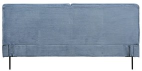 Kare Design East Side 2-persoons Bedframe Blauwe Stof 160 Cm