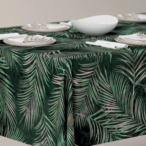 Dekoria Rechthoekig tafelkleed, groen, 130 x 130 cm