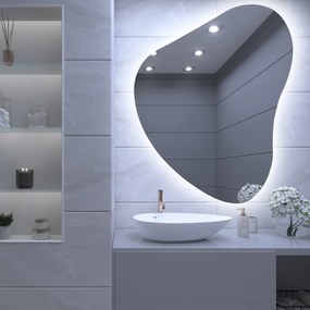 Organische LED badkamerspiegel met verlichting A17 50x62