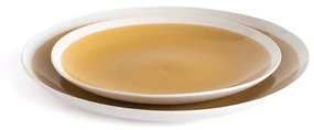Set van 4 dessertborden, aardewerk, Liseria