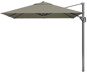 Platinum Voyager zweefparasol T1 2.5x2.5 m. - Taupe met ingraafvoet en hoes