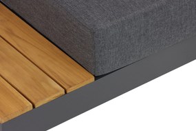 Loungeset 6 personen Aluminium/Teak Grijs Lifestyle Garden Furniture Vittoria