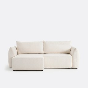 Ombouwbare hoekbank met koffer, fijne badstof, Edith