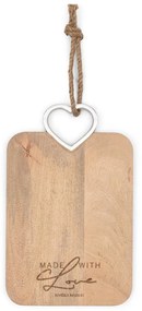 Rivièra Maison - Pretty Heart Chopping Board - Kleur: naturel