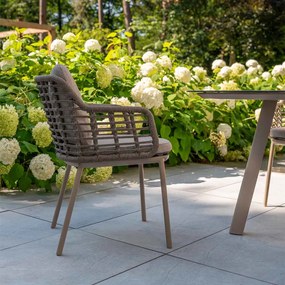 Taste by 4 Seasons Puglia tuinset 7-delig - Manolo tuintafel 240x103 cm - printed ceramic latte
